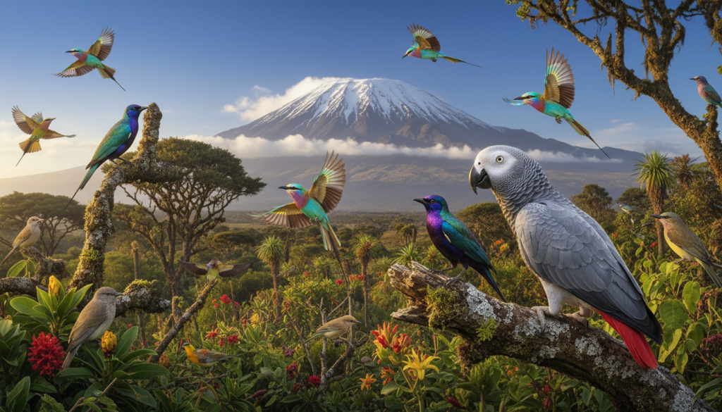 Kilimanjaro game drive birdlife Kilimanjaro game drive birdlife