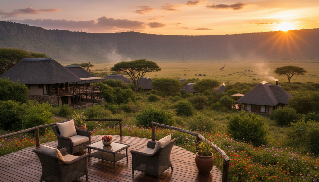 Ngorongoro Crater safari lodges