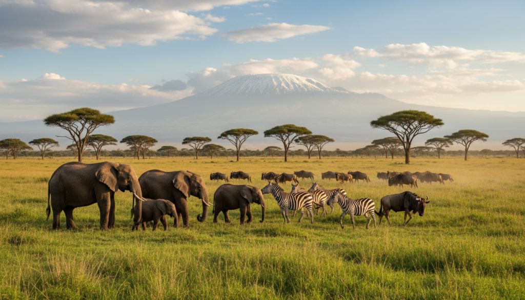 Safari Near Kilimanjaro