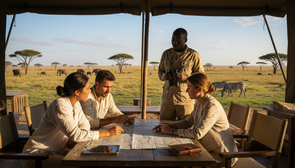 Serengeti safari operator communication