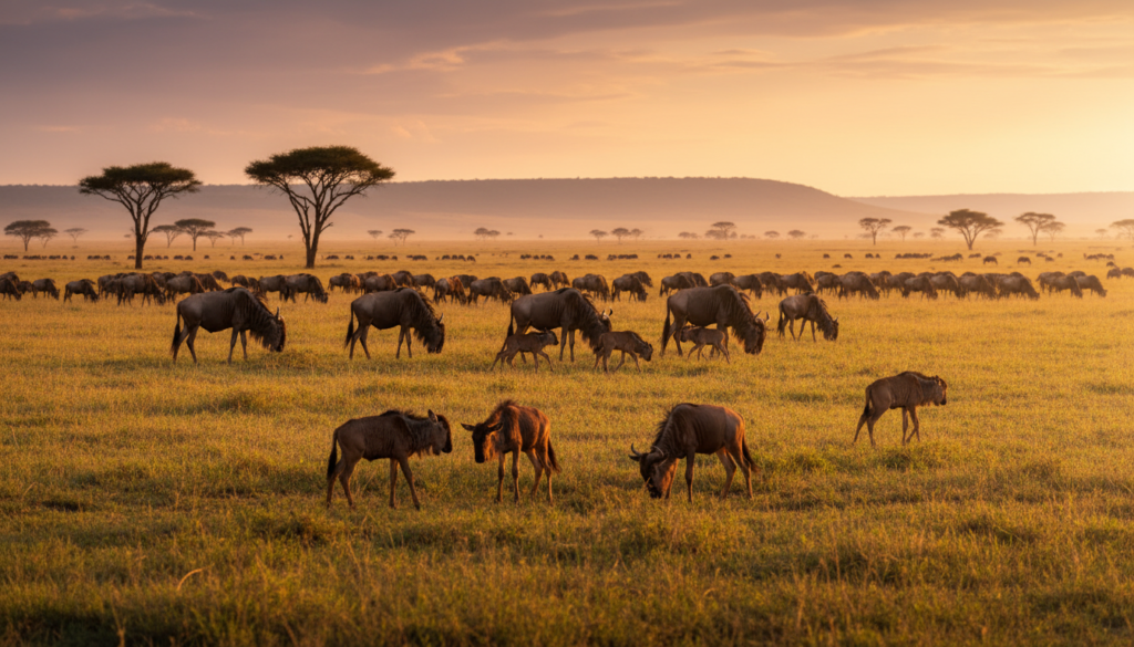 Tanzania calving season Tanzania calving season