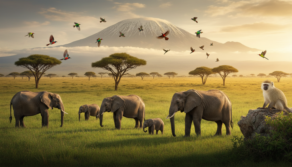 animals on Kilimanjaro animals on Kilimanjaro