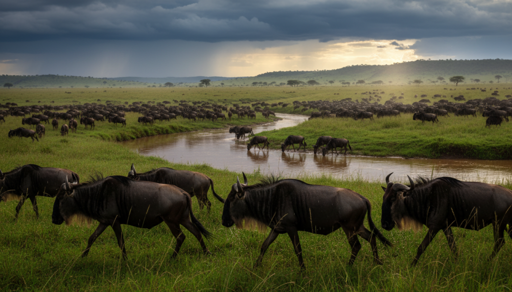 wildebeest migration November
