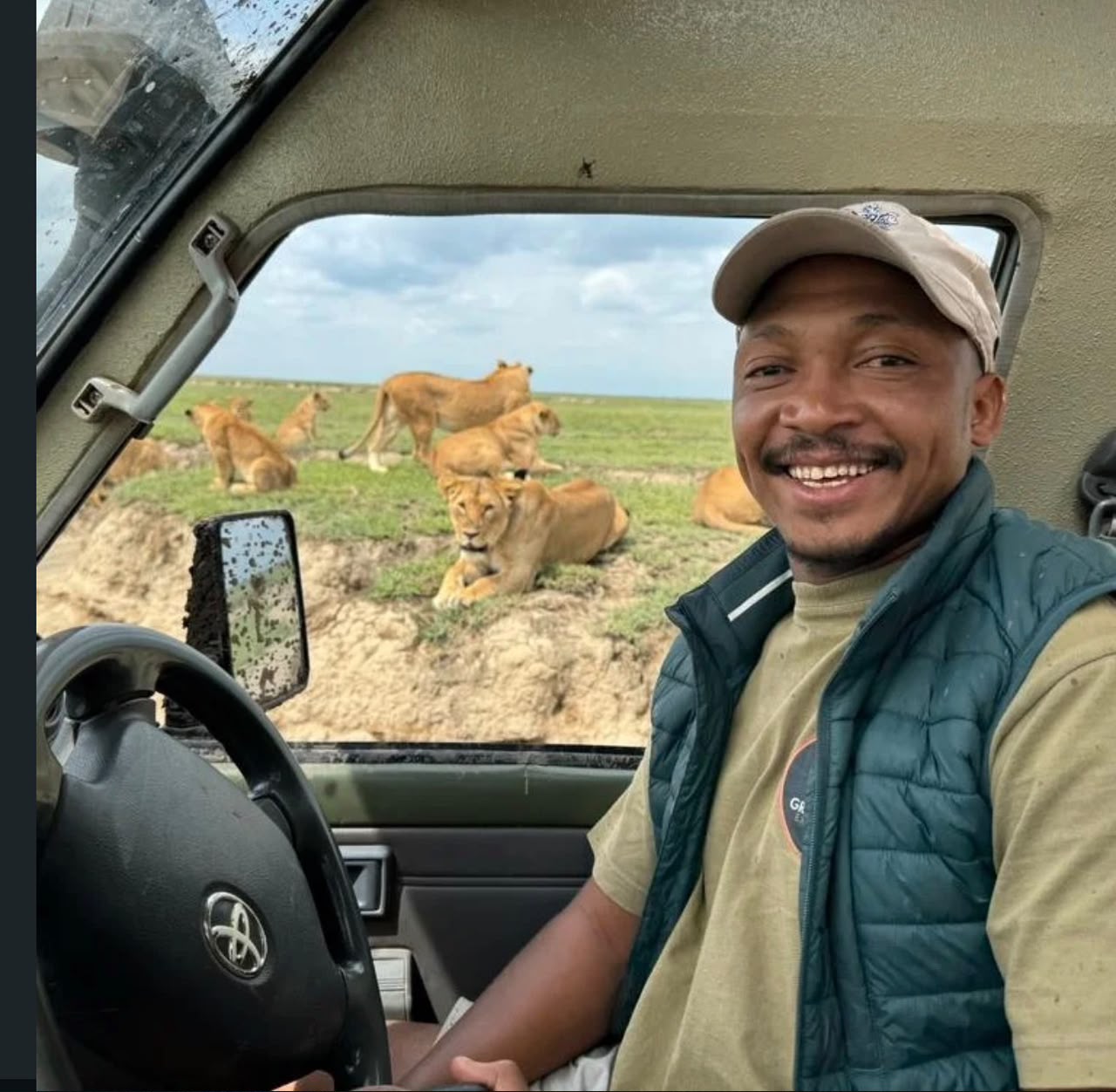 Pori Africa Adventures senior guide in the field